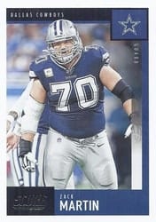 2020 Score Base Set Zack Martin #166 card