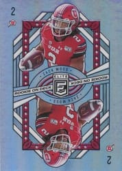 2020 Donruss Elite Rookie on Deck Zack Moss #13 card