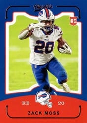 2020 Panini Chronicles Classics Zack Moss #CL-28 card