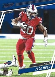 2020 Panini Chronicles Prestige Rookies Update Zack Moss #330 card