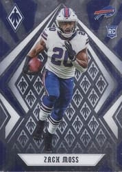 2020 Panini Phoenix Base Set Zack Moss #131 card