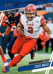 2020 Panini Prestige Base Set Zack Moss #300 card
