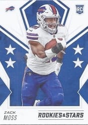 2020 Panini Rookies & Stars Base Set Zack Moss #117 card