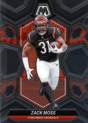 2024 Panini Mosaic Base Set Zack Moss #44 card