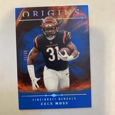 2024 Panini Origins Base Set Zack Moss #29 card
