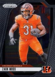 2024 Panini Prizm Base Set Zack Moss #56 card