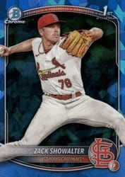 2025 Bowman Sapphire Edition Base Set Zack Showalter #BCP-74 card