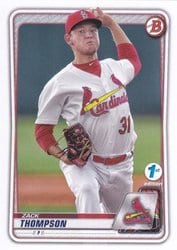 2020 Bowman 1st Edition Base Set Zack Thompson #BFE-6 card