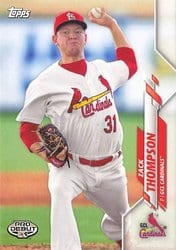 2020 Topps Pro Debut Base Set Zack Thompson #PD-33 card