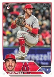 2023 Topps Update Base Set Zack Weiss #US196 card