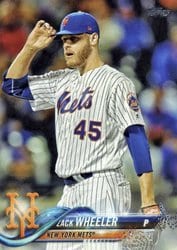 2018 Topps Base Set Zack Wheeler #228 card