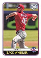 2020 Topps Big League Base Set Zack Wheeler #183 card