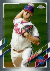 2021 Topps Chrome Update Base Set Zack Wheeler #USC67 card