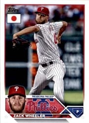 2023 Topps Japan Edition Base Set Zack Wheeler #67 card
