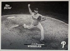 2024 Topps Black & White Base Set Zack Wheeler #68 card