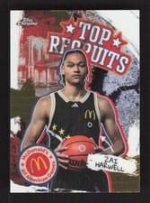 2025 Topps Chrome McDonald's All American Top Recruits Zai Harwell #TP-5 card