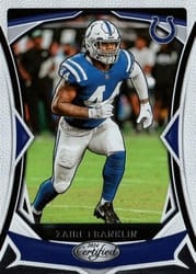 2024 Panini Certified Base Set Zaire Franklin #99 card