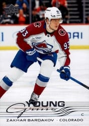 2025-26 Upper Deck Base Set Zakhar Bardakov #477 card