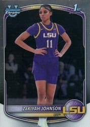 2025-26 Bowman Chrome Prospects ZaKiyah Johnson #BCP-73 card