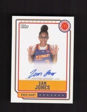 2024 Topps Chrome McDonald's All-American Event Autographs Zam Jones #EA-ZJ card