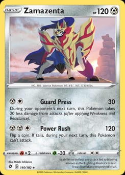 Rebel Clash Zamazenta #140 card
