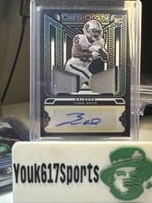 2022 Panini Obsidian Rookie Jersey Ink Zamir White #RJI-ZWH card
