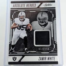 2024 Panini Absolute Absolute Heroes Memorabilia Zamir White #AHM-ZWE card