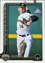 2025 Topps Pro Debut Base Set Zander Mueth #PD-120 card