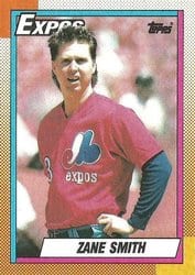 1990 Topps Base Set Zane Smith #48 card
