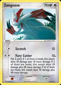 Holon Phantoms Zangoose #34 card