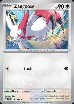 Scarlet & Violet Zangoose #146 card