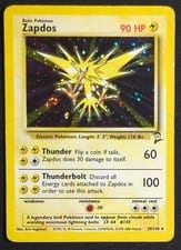 2000 Base Set 2 Zapdos #20 card