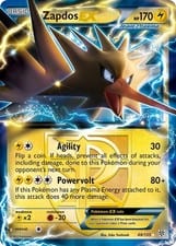 2013 Plasma Storm Zapdos-EX #48 card