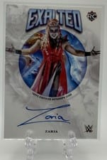 2025 Topps Exalted WWE Wrestling Exalted Autographs Zaria #EXA-ZAR card