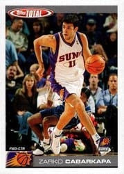 2004-05 Topps Total Base Set Zarko Cabarkapa #178 card