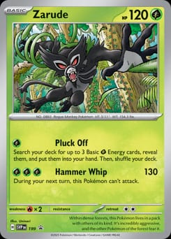 2022 Scarlet & Violet Promos Zarude #199 card