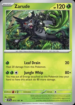 Surging Sparks Zarude #11 card