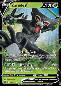 Brilliant Stars Zarude V #16 card