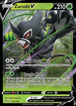 Vivid Voltage Zarude V #22 card