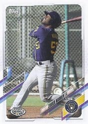 2021 Topps Pro Debut Base Set Zavier Warren #PD-55 card