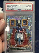2023 Panini Donruss Downtown Zay Flowers #D-17 card