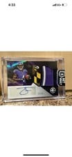 2023 Panini Limited Rookie Patch Autographs Jumbo Zay Flowers #184 card