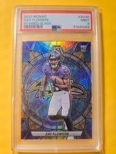 2023 Panini Mosaic Stained Glass Zay Flowers #SG-30 card
