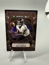 2023 Panini Obsidian Supernova Zay Flowers #18 card