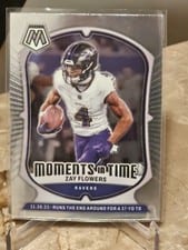2024 Panini Mosaic Moments in Time Zay Flowers #23 card