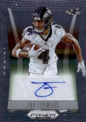 2024 Panini Prizm Deca Signatures Zay Flowers #S-ZFS card