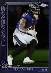 2025 Topps Chrome Base Set Zay Flowers #22 card