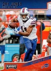 2018 Panini Playoff Base Set Zay Jones #22 card
