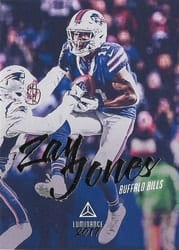 2019 Panini Luminance Base Set Zay Jones #40 card