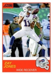 2019 Score Base Set Zay Jones #125 card